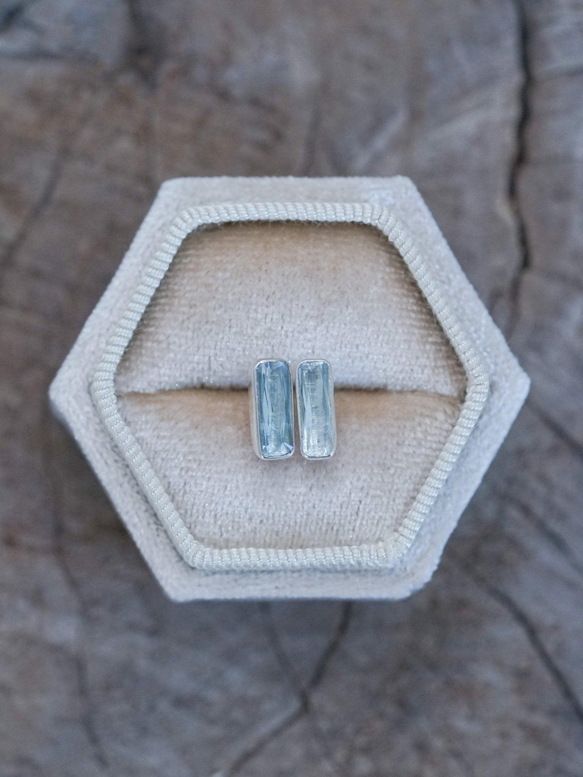 Aquamarine Earrings - Gardens of the Sun | Ethical Jewelry