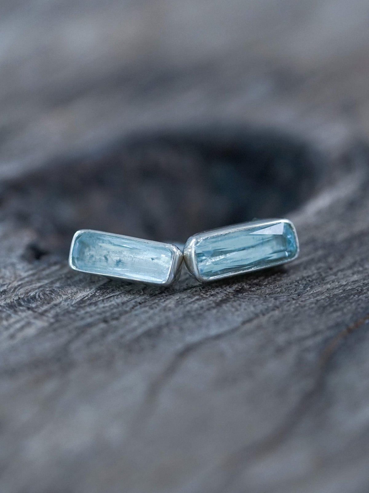 Aquamarine Earrings - Gardens of the Sun | Ethical Jewelry