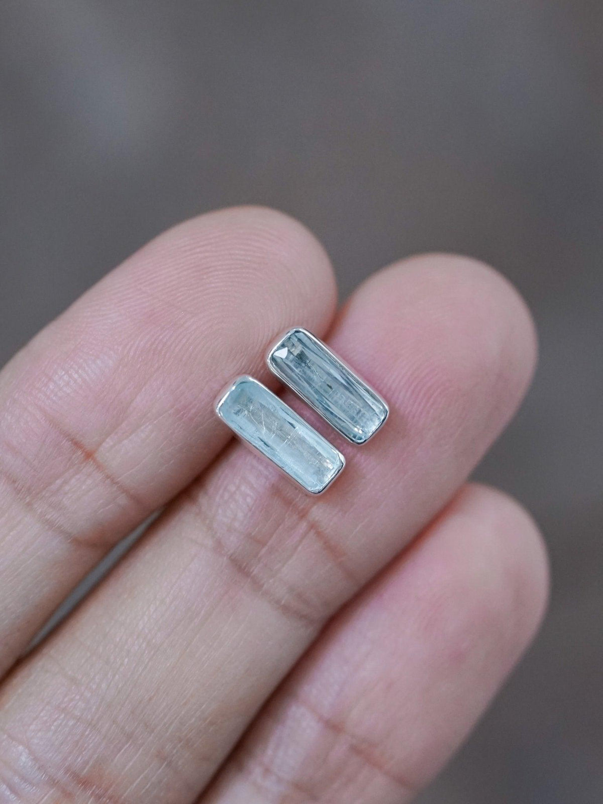 Aquamarine Earrings - Gardens of the Sun | Ethical Jewelry