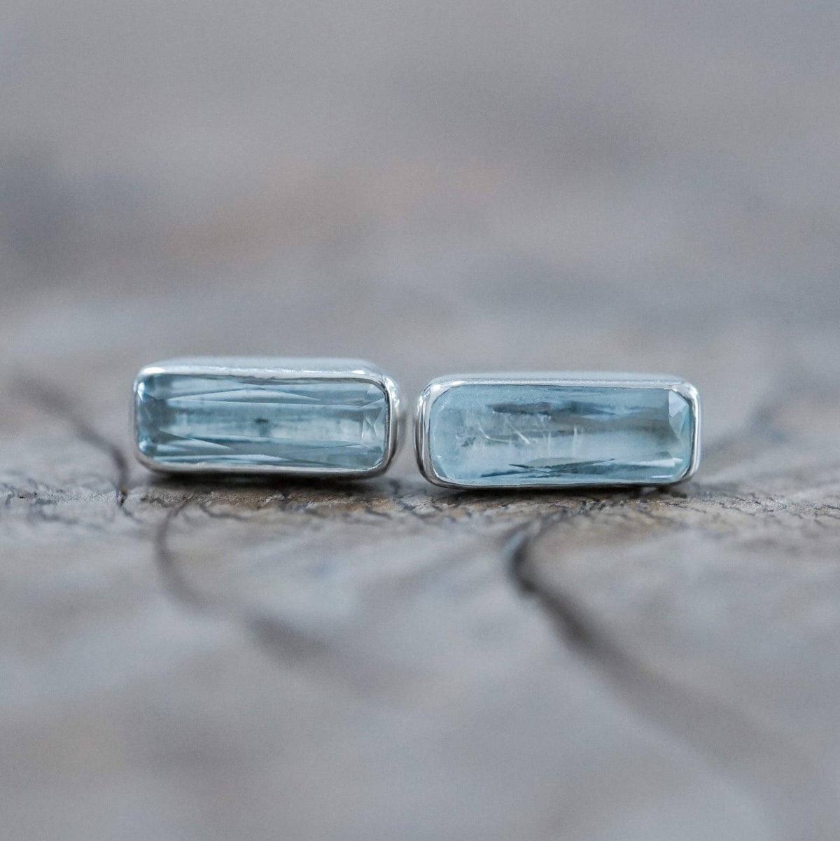 Aquamarine Earrings - Gardens of the Sun | Ethical Jewelry