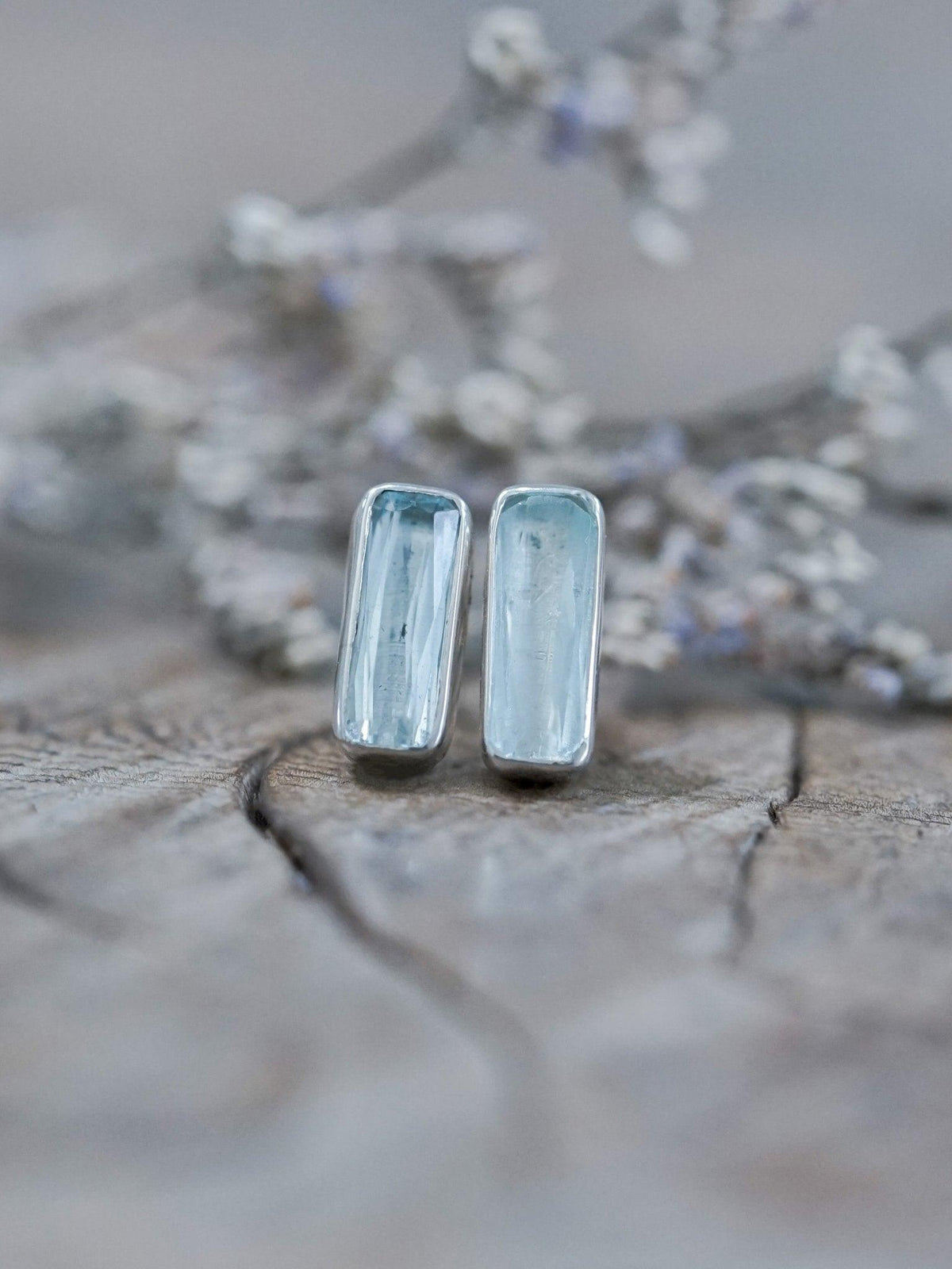 Aquamarine Earrings - Gardens of the Sun | Ethical Jewelry