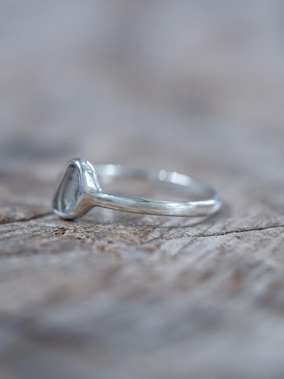 Aquamarine Slice Ring - Gardens of the Sun | Ethical Jewelry