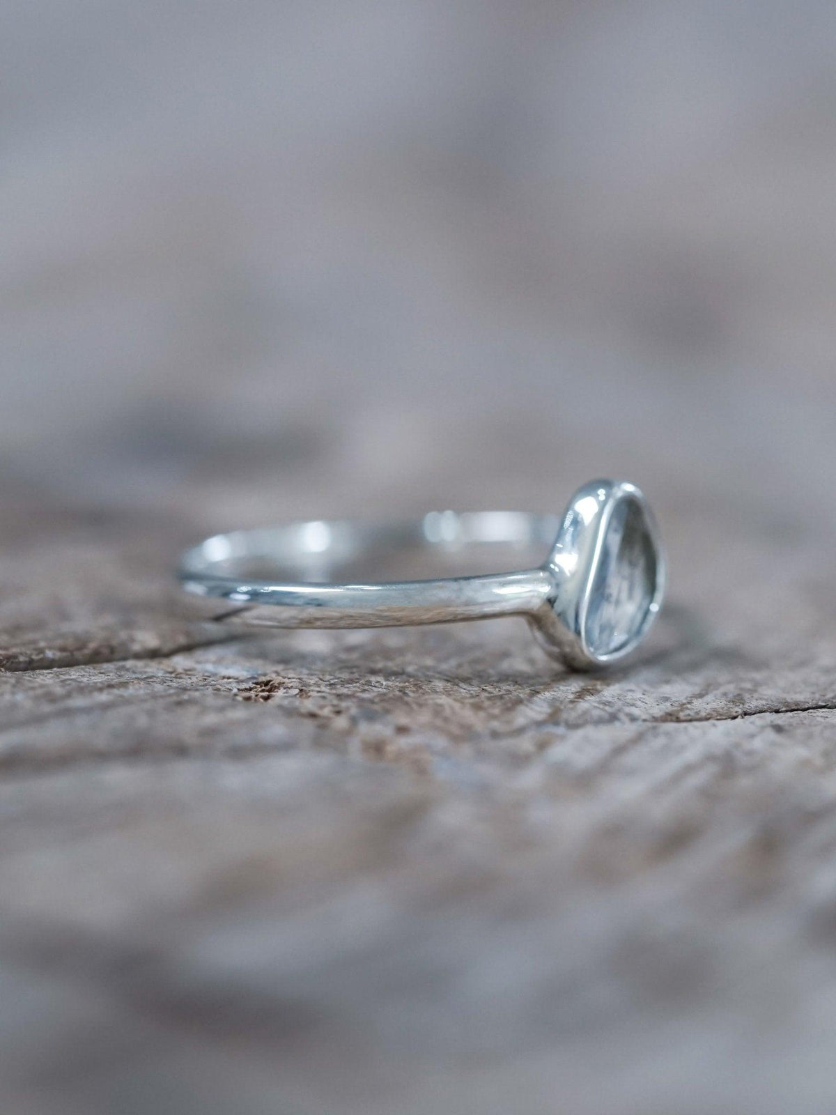 Aquamarine Slice Ring - Gardens of the Sun | Ethical Jewelry