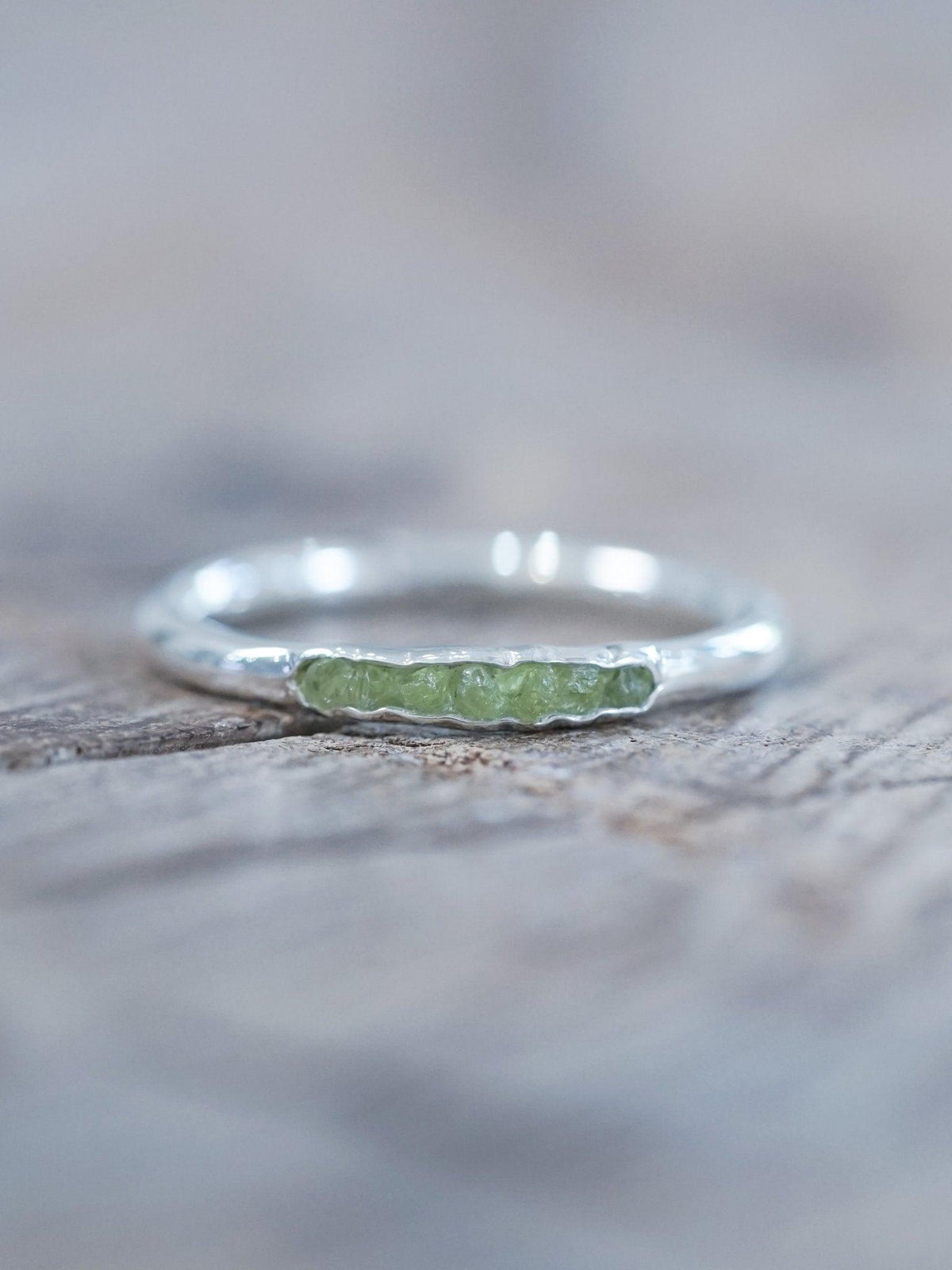 Arizona Peridot Ring with Hidden Gems - Gardens of the Sun | Ethical Jewelry