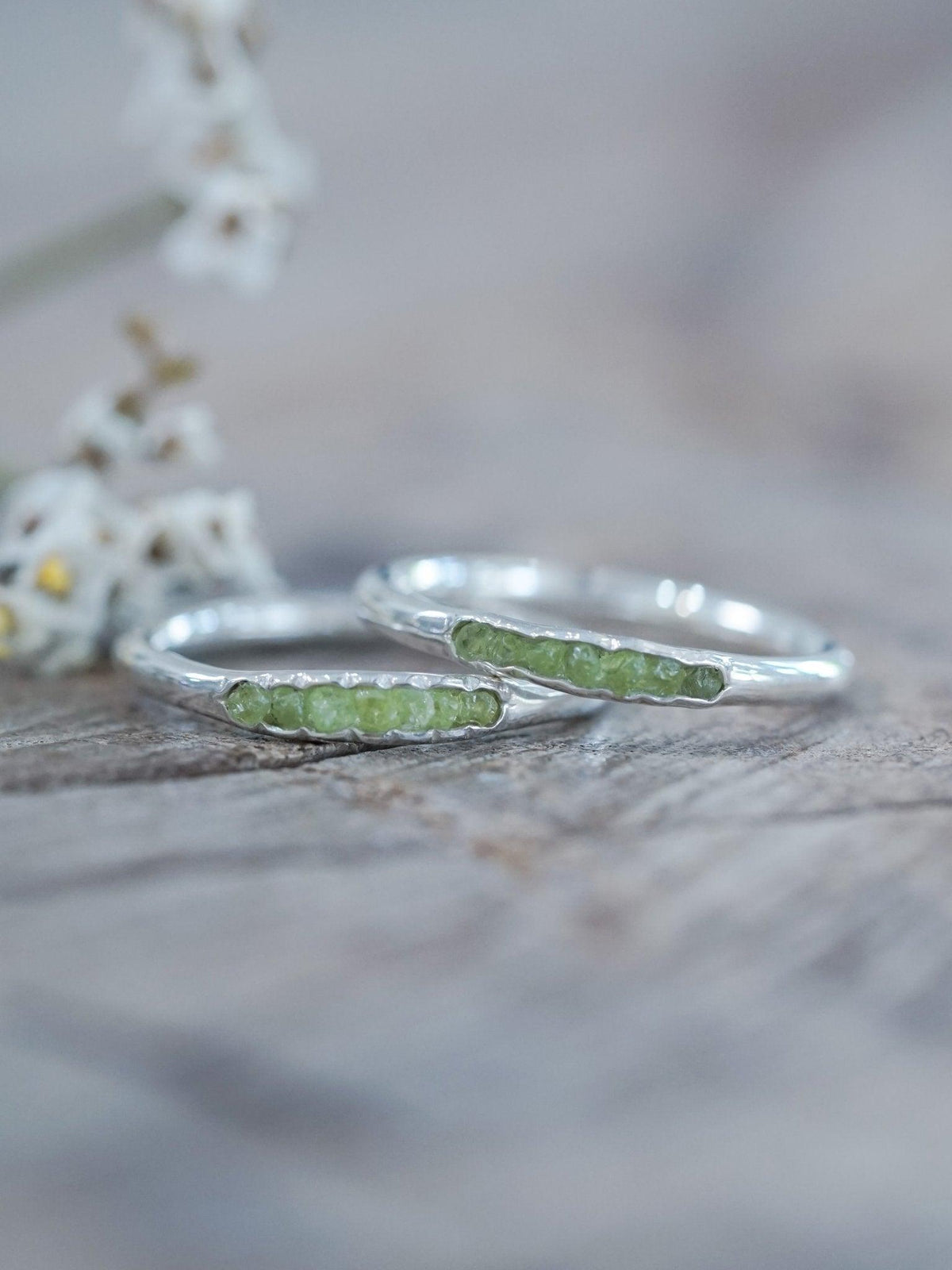 Arizona Peridot Ring with Hidden Gems - Gardens of the Sun | Ethical Jewelry