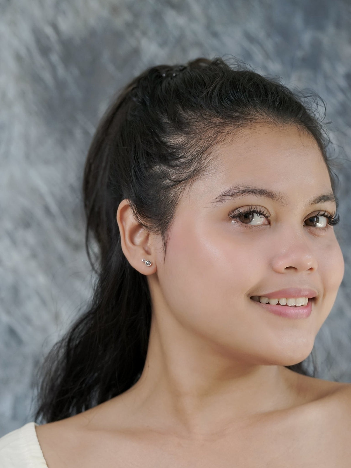 Asteroid Pearl and Spinel Earrings - Gardens of the Sun | Ethical Jewelry