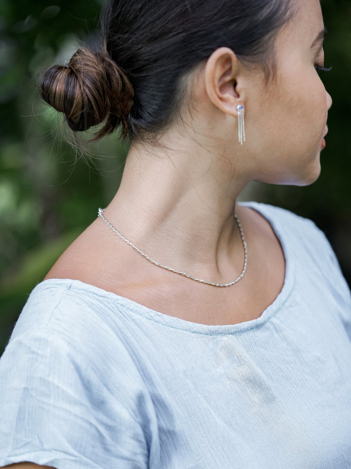 Barleycorn Chain Necklace - Gardens of the Sun | Ethical Jewelry