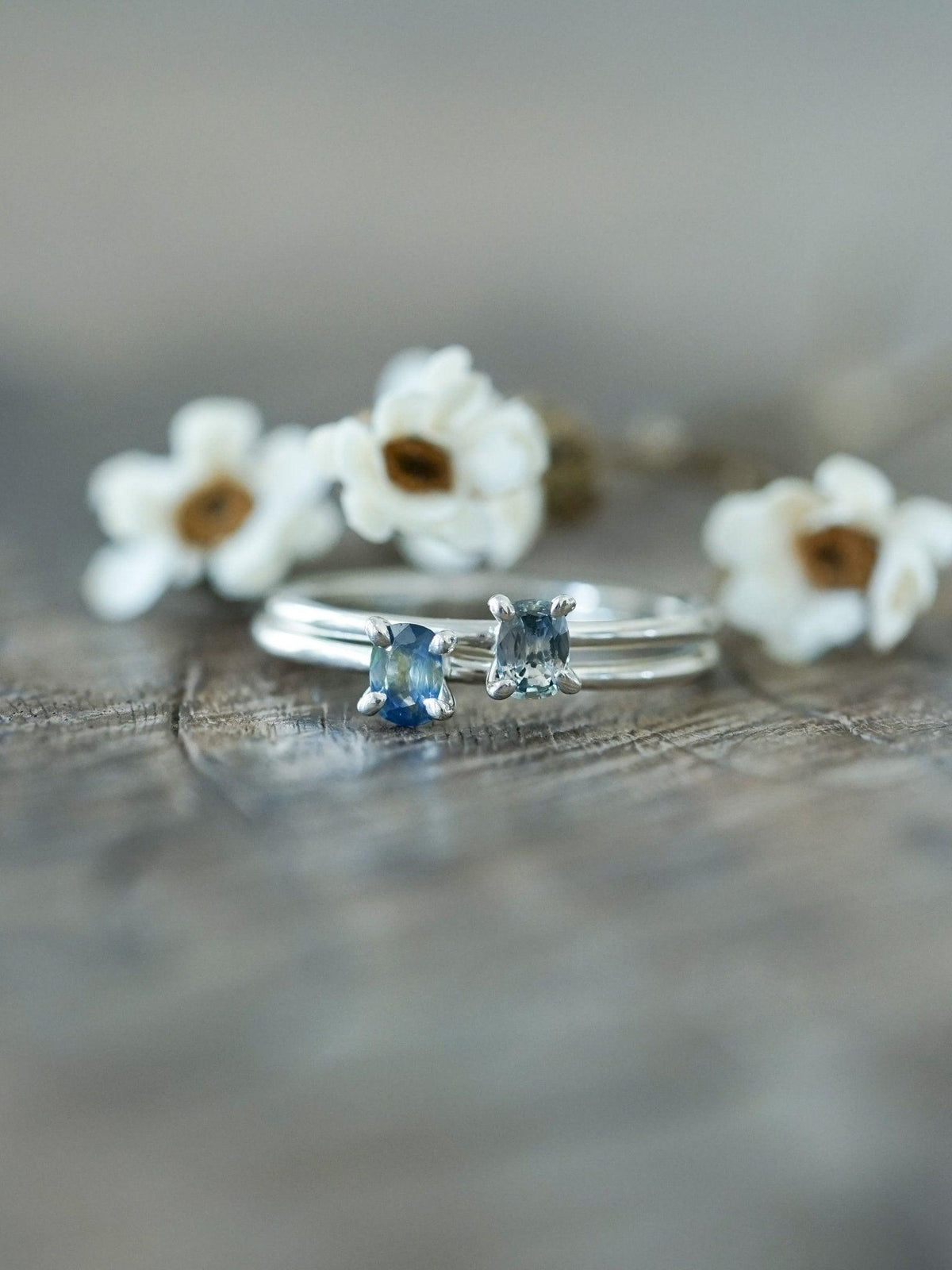 Bicolor Sapphire Ring - Gardens of the Sun | Ethical Jewelry