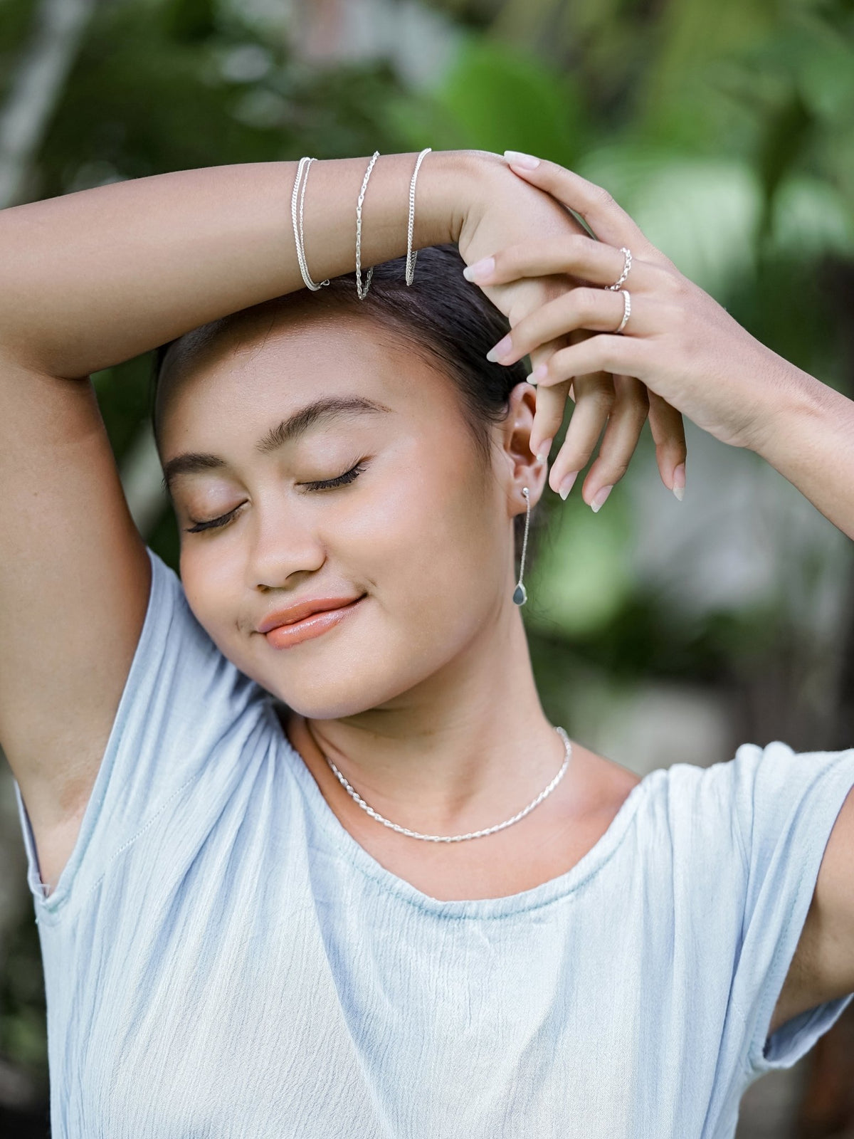 Black Spinel and Labradorite Earrings - Gardens of the Sun | Ethical Jewelry