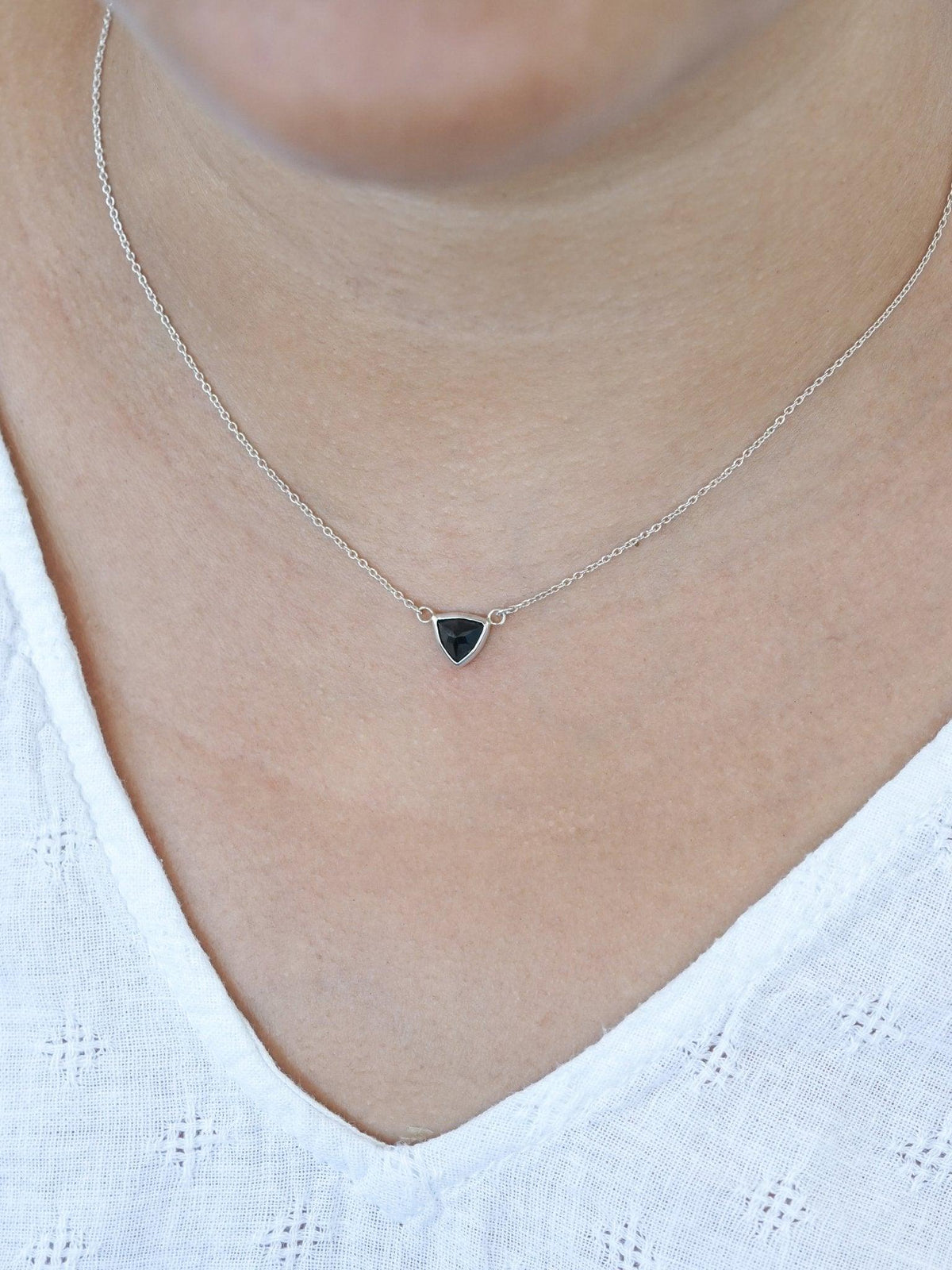 Black Spinel Necklace - Gardens of the Sun | Ethical Jewelry
