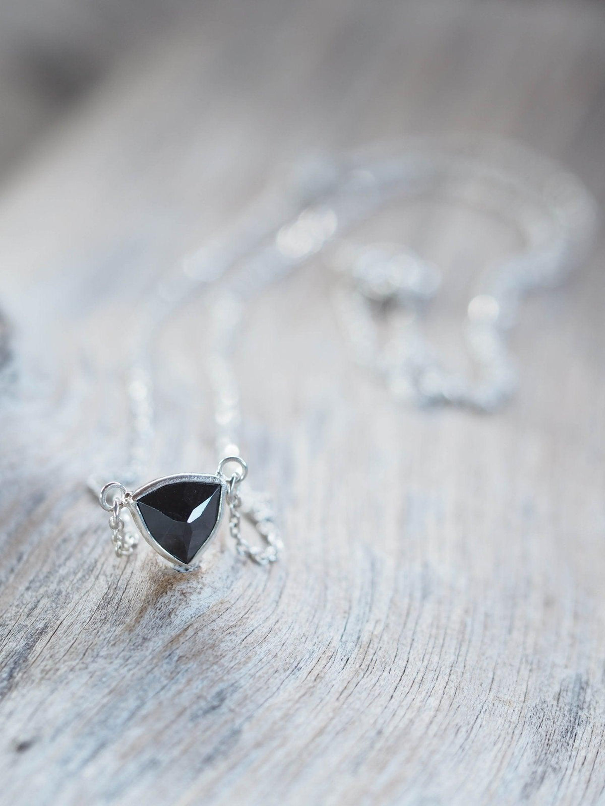 Black Spinel Necklace - Gardens of the Sun | Ethical Jewelry