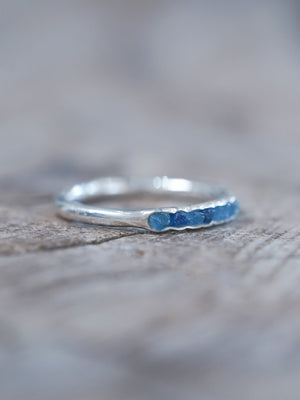 Blue Hauyne Ring with Hidden Gems - Gardens of the Sun | Ethical Jewelry