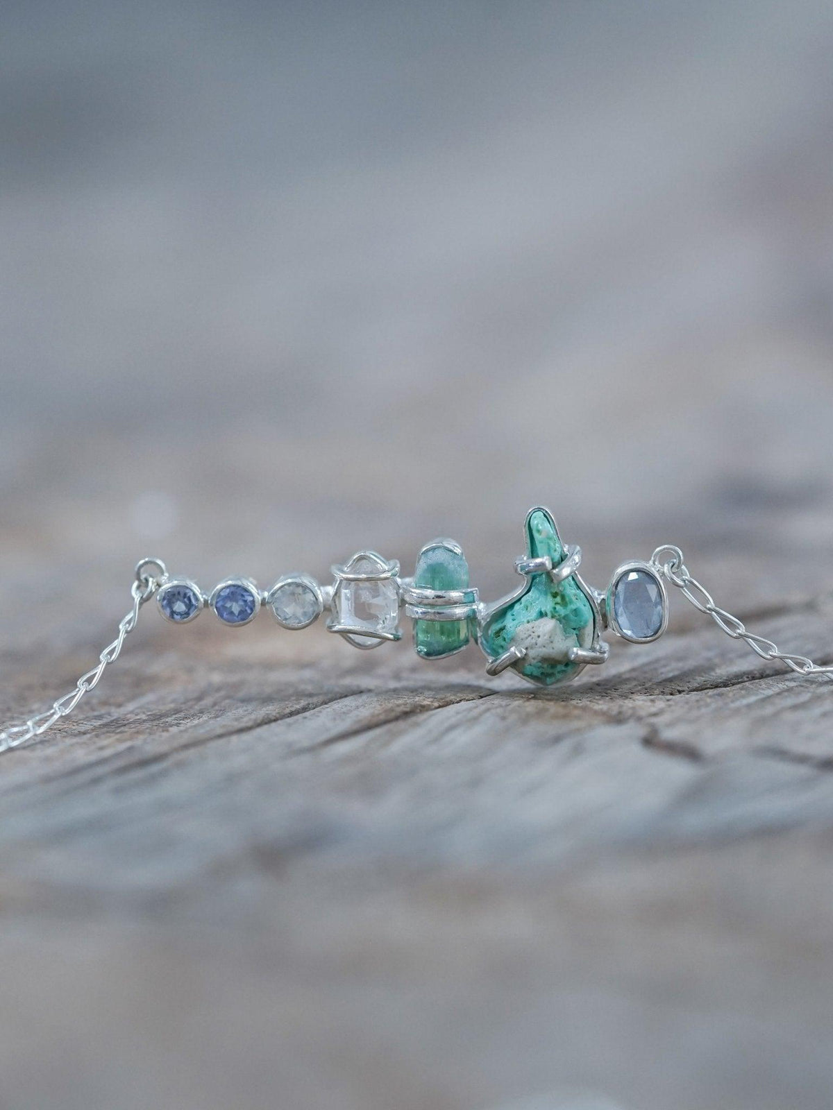 Blue Multistone Necklace - Gardens of the Sun | Ethical Jewelry