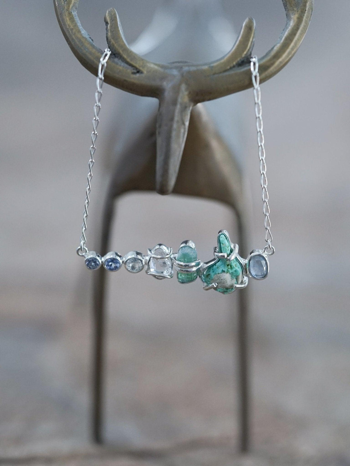 Blue Multistone Necklace - Gardens of the Sun | Ethical Jewelry