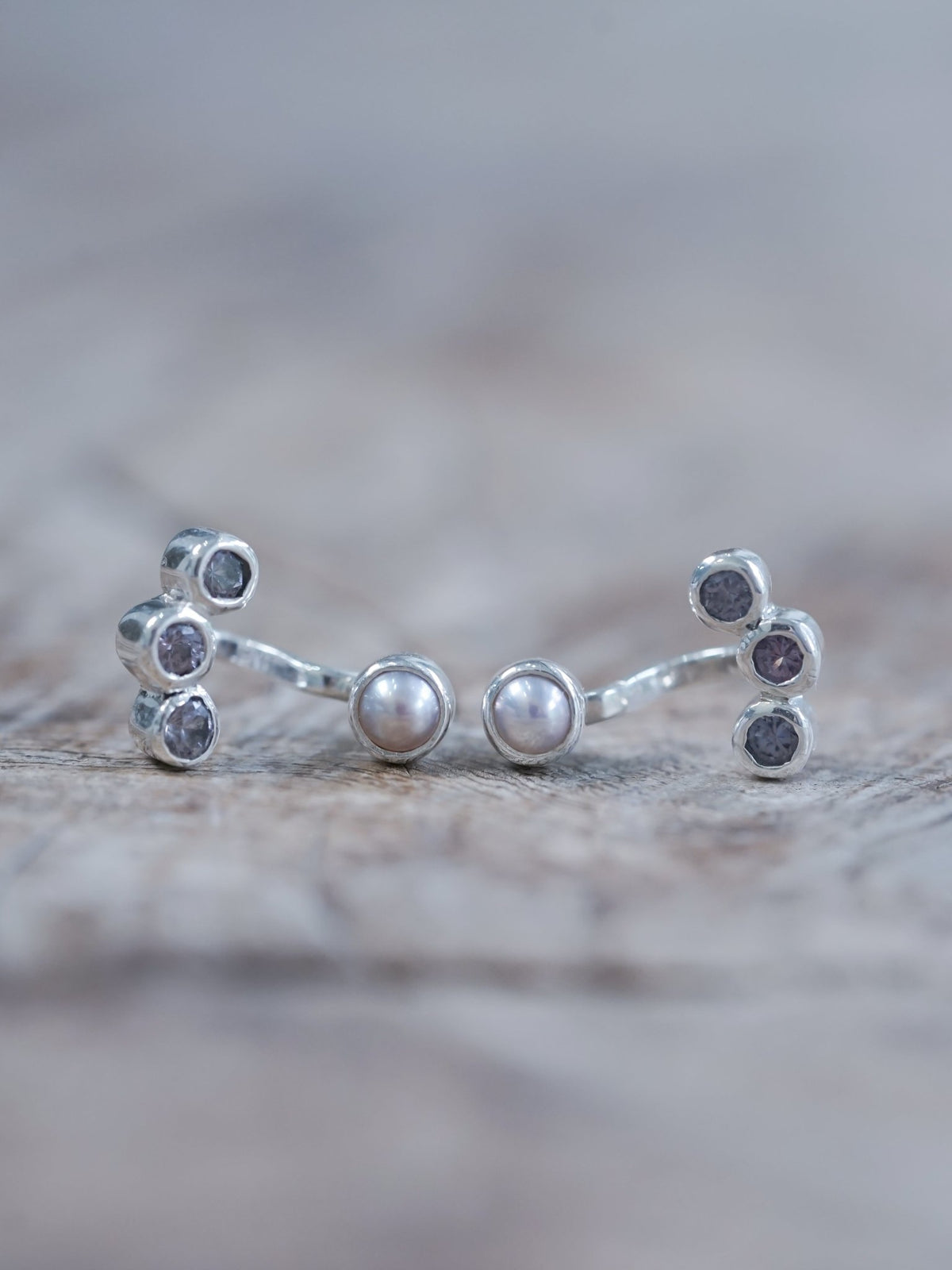 Blush Pearl and Spinel Earrings - Gardens of the Sun | Ethical Jewelry