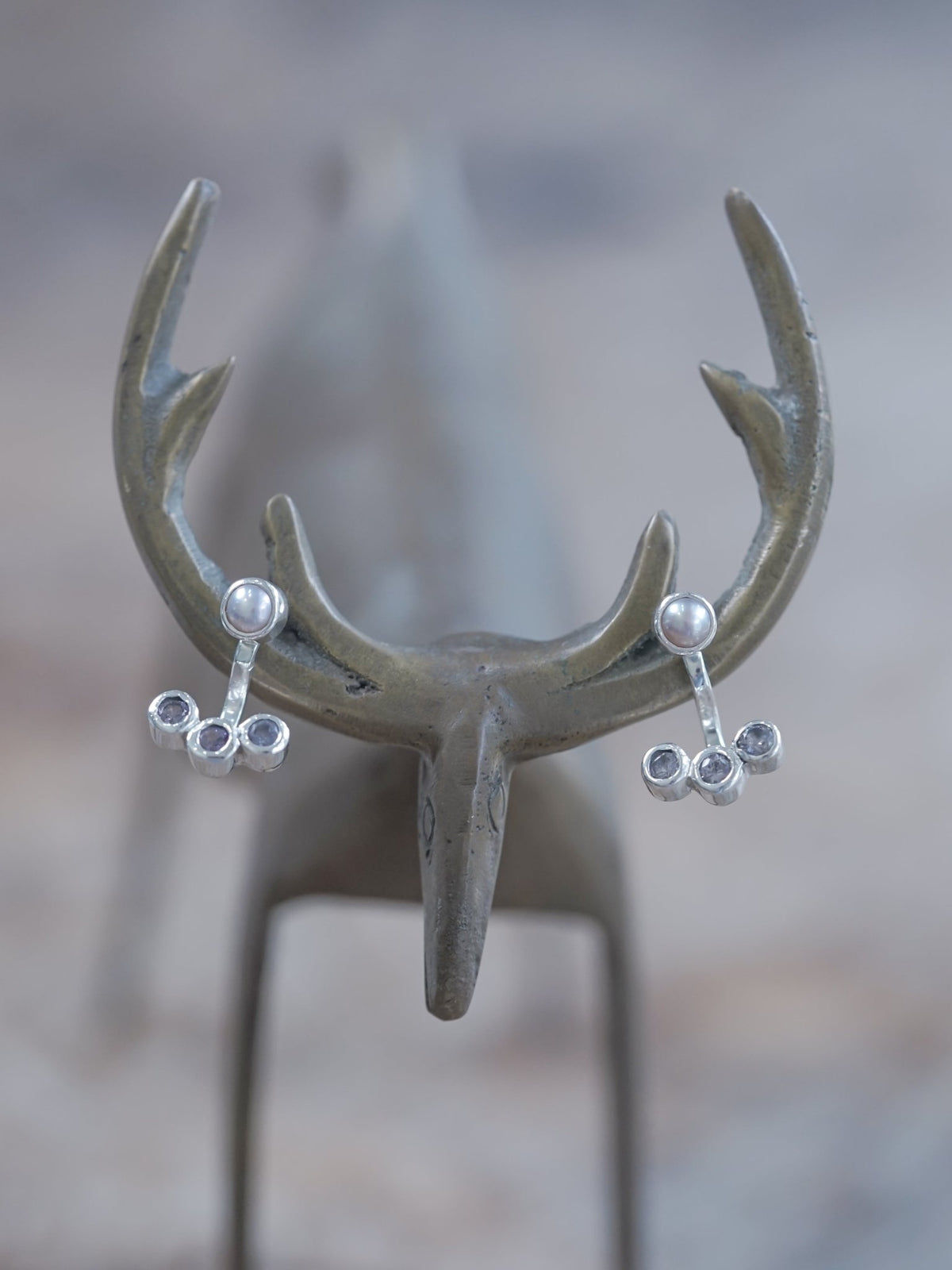 Blush Pearl and Spinel Earrings - Gardens of the Sun | Ethical Jewelry