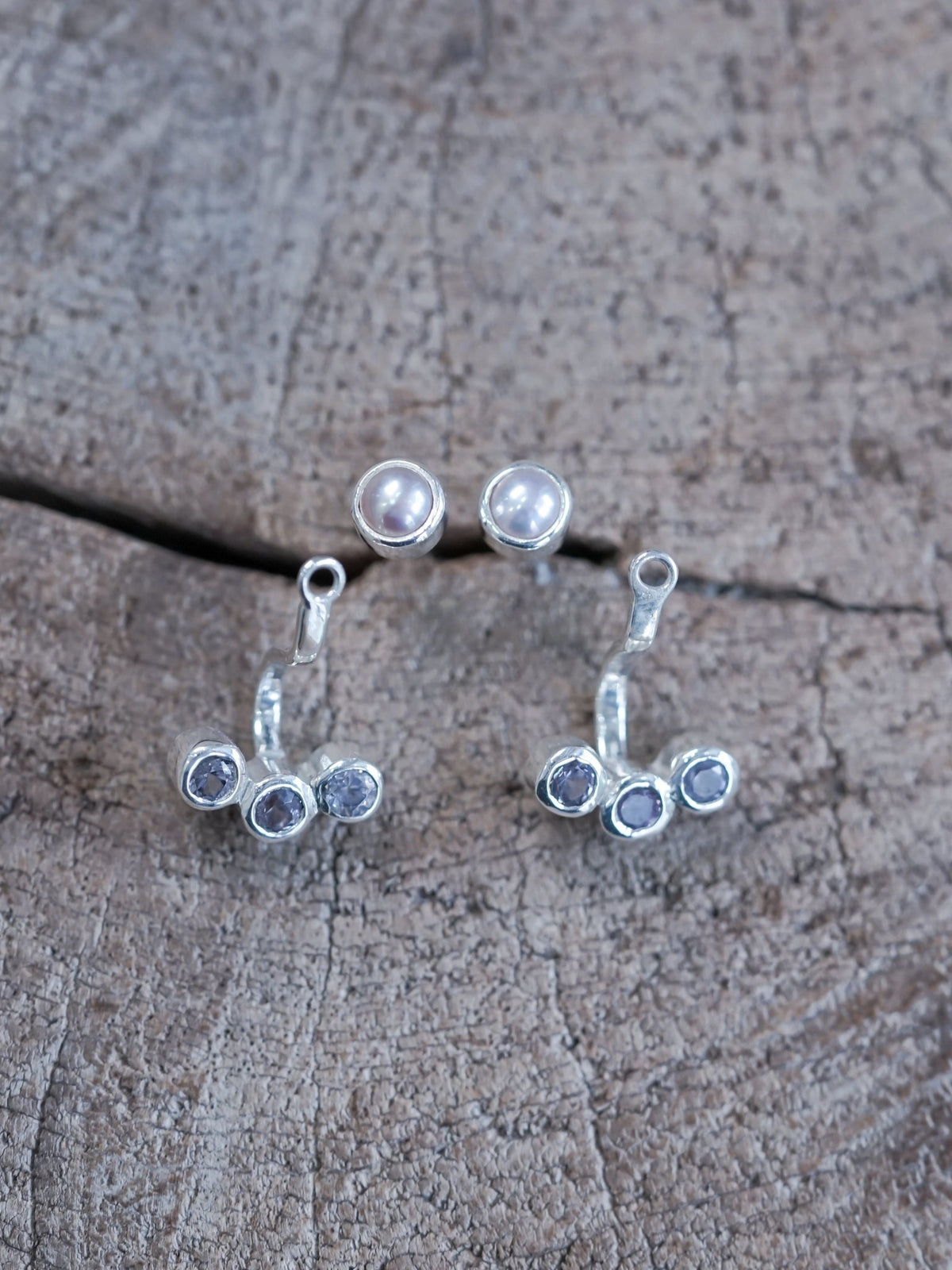 Blush Pearl and Spinel Earrings - Gardens of the Sun | Ethical Jewelry