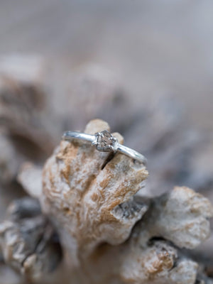 Borneo Diamond Ring with Prongs - Gardens of the Sun | Ethical Jewelry