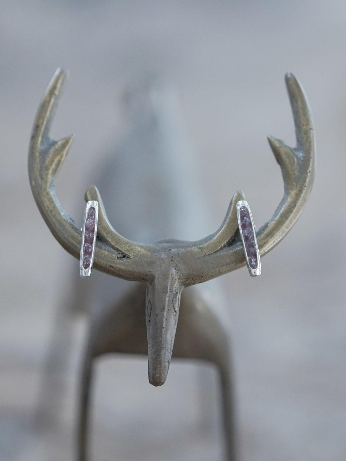 Borneo Sapphire Hidden Gems Earrings - Gardens of the Sun | Ethical Jewelry