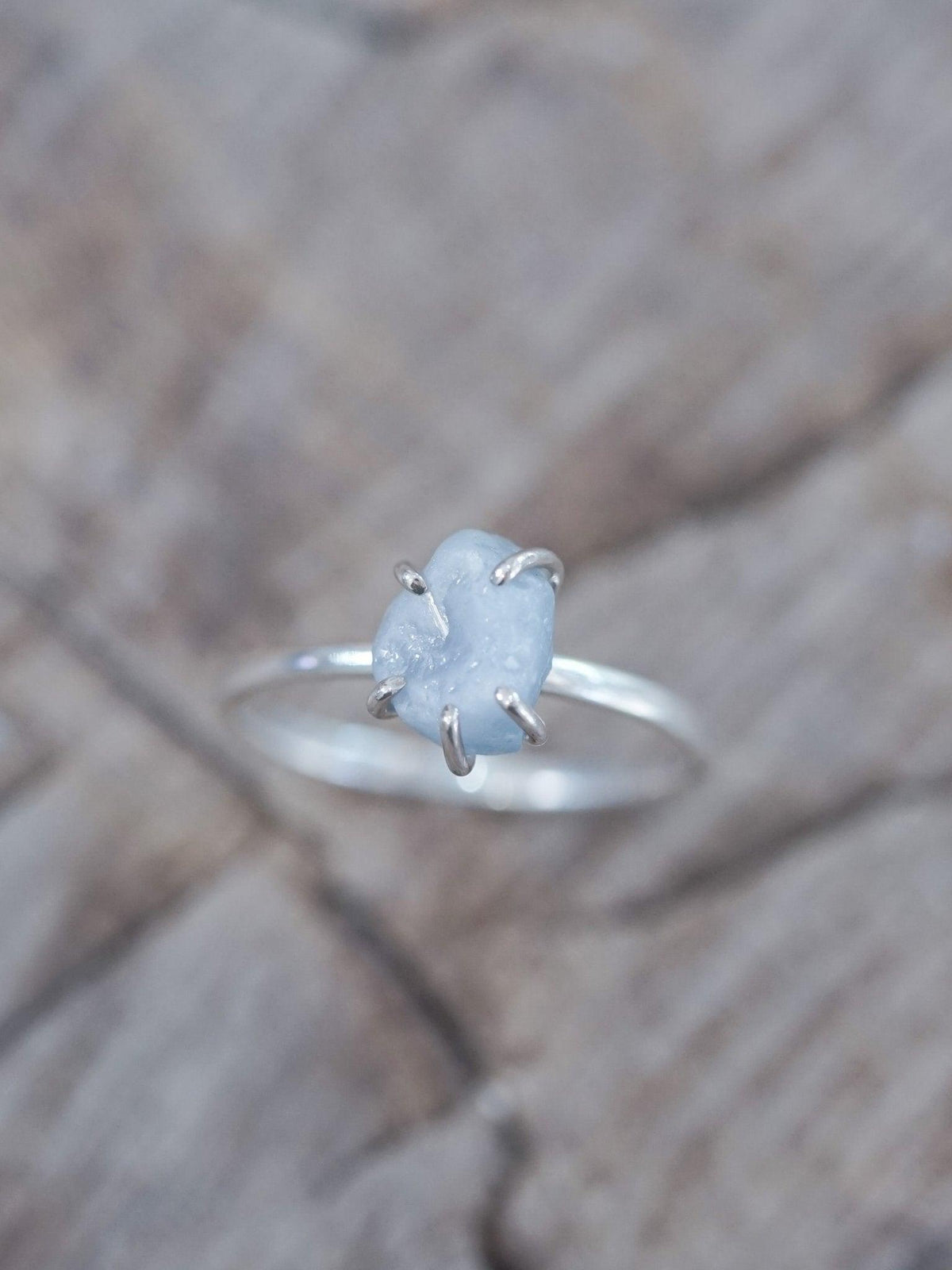 Borneo Sapphire Ring with Prongs - Gardens of the Sun | Ethical Jewelry