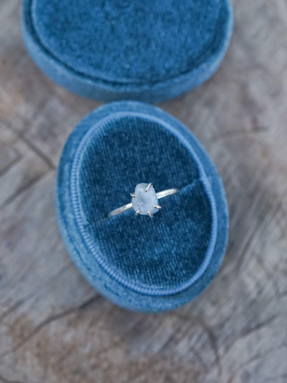 Borneo Sapphire Ring with Prongs - Gardens of the Sun | Ethical Jewelry