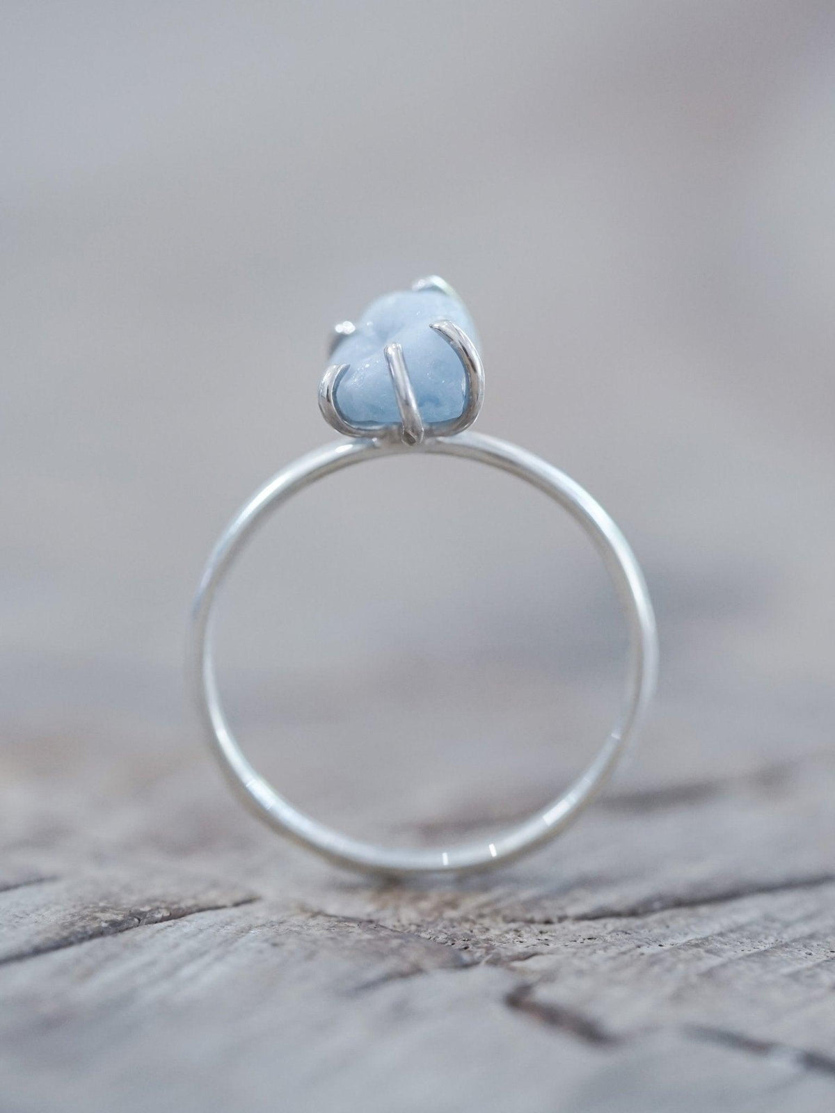 Borneo Sapphire Ring with Prongs - Gardens of the Sun | Ethical Jewelry