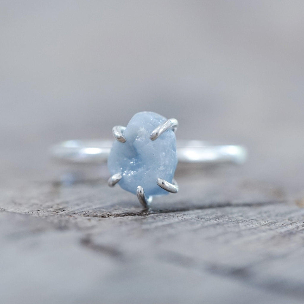 Borneo Sapphire Ring with Prongs - Gardens of the Sun | Ethical Jewelry