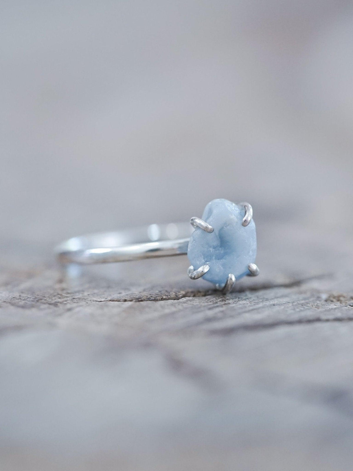Borneo Sapphire Ring with Prongs - Gardens of the Sun | Ethical Jewelry