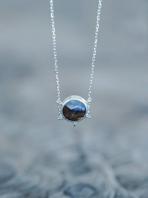 Boulder Opal Necklace - Gardens of the Sun | Ethical Jewelry