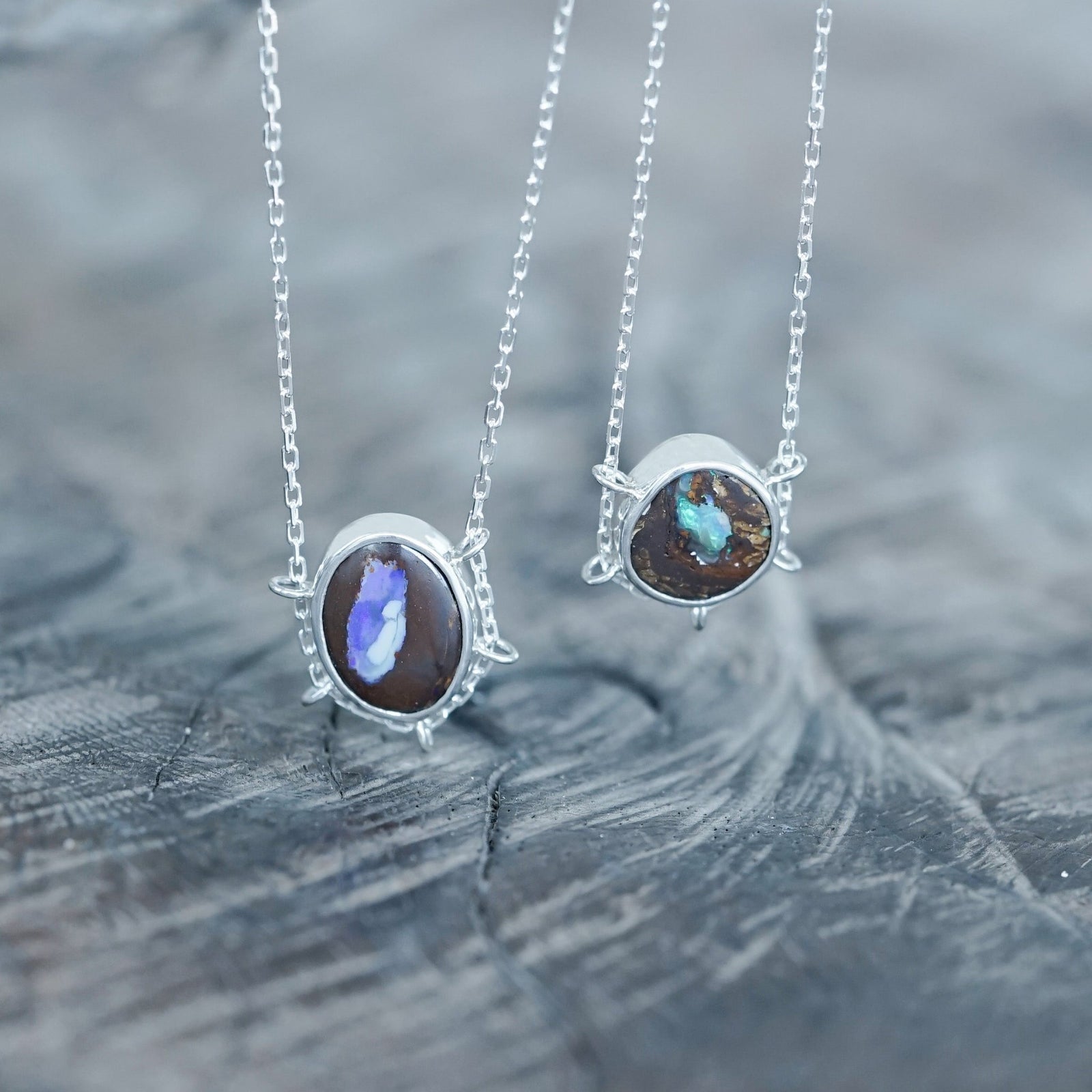 Boulder Opal Necklace - Gardens of the Sun | Ethical Jewelry