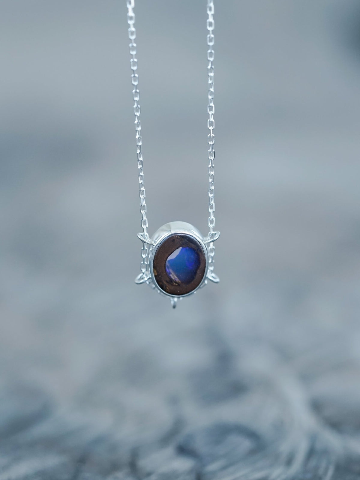 Boulder Opal Necklace - Gardens of the Sun | Ethical Jewelry