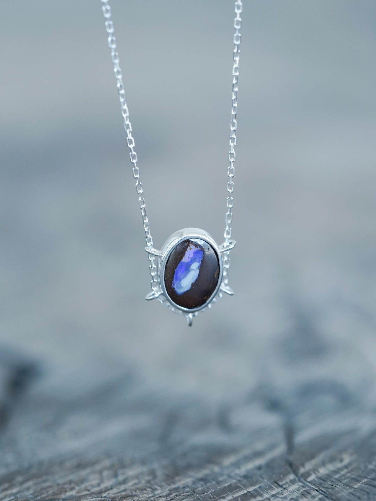 Boulder Opal Necklace - Gardens of the Sun | Ethical Jewelry