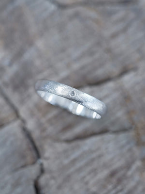 Brushed Wedding Band - Gardens of the Sun | Ethical Jewelry
