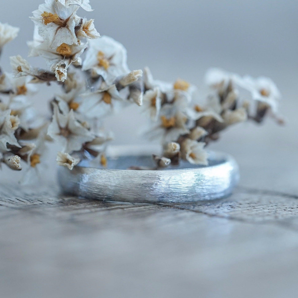 Brushed Wedding Band - Gardens of the Sun | Ethical Jewelry