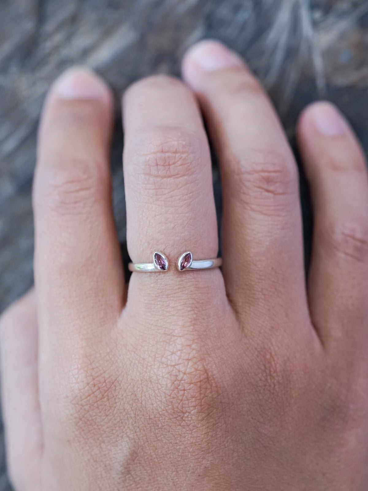 Bunny Garnet Ring - Gardens of the Sun | Ethical Jewelry
