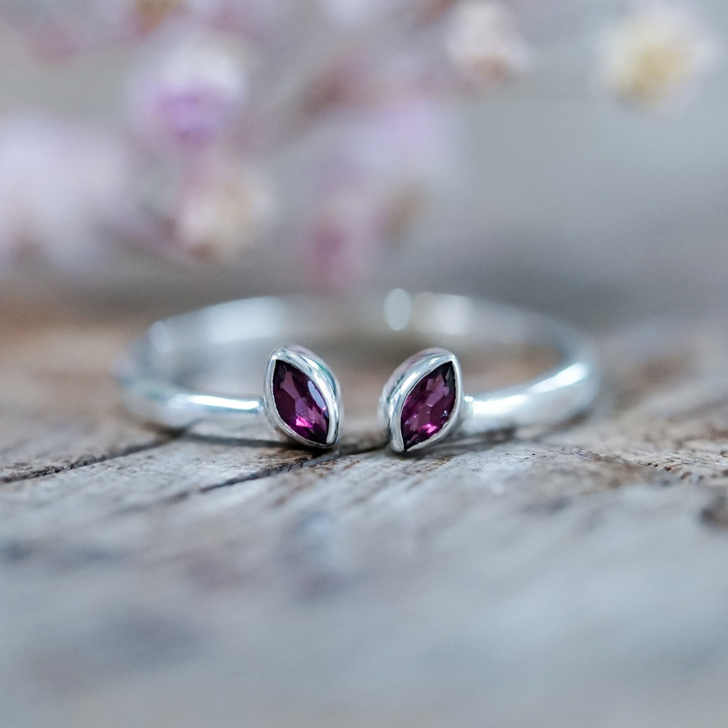 Bunny Garnet Ring - Gardens of the Sun | Ethical Jewelry