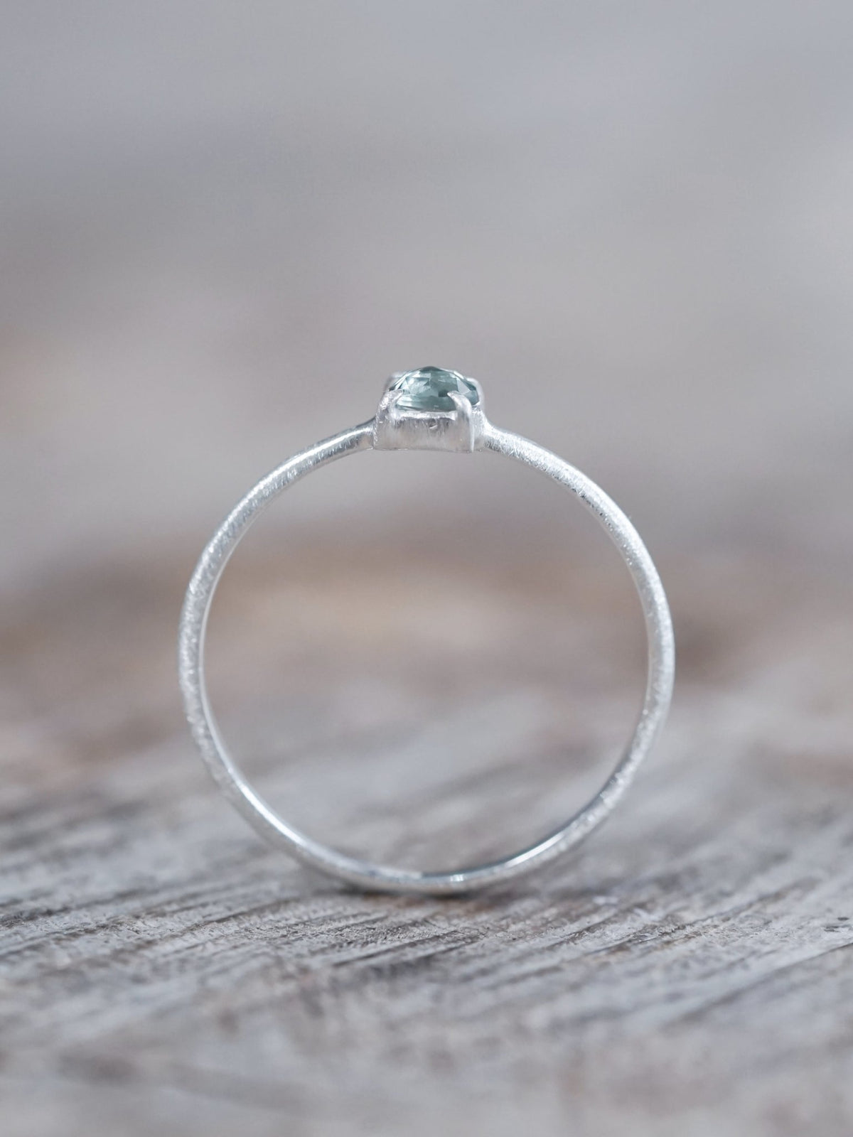 Callisto Rose Cut Sapphire Ring - Gardens of the Sun | Ethical Jewelry