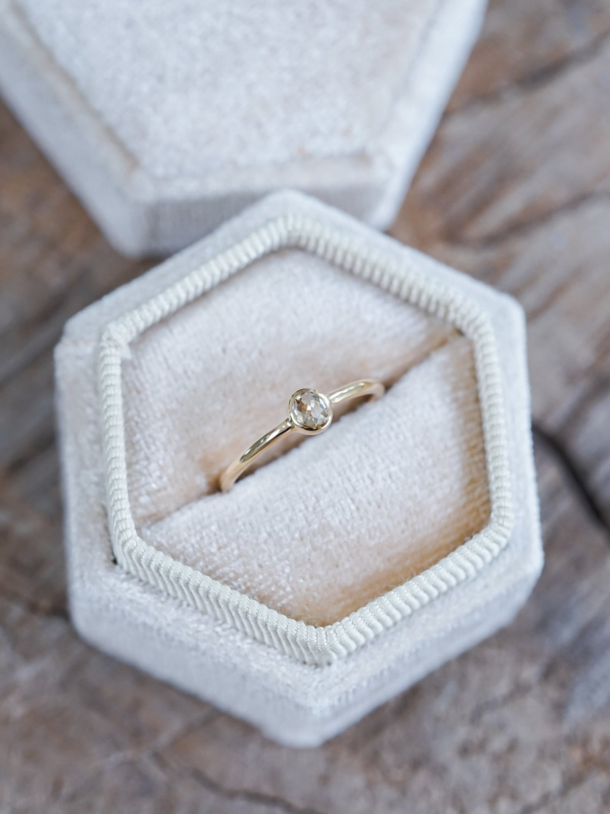 Canadian Champagne Diamond Ring in Ethical Gold - Gardens of the Sun | Ethical Jewelry