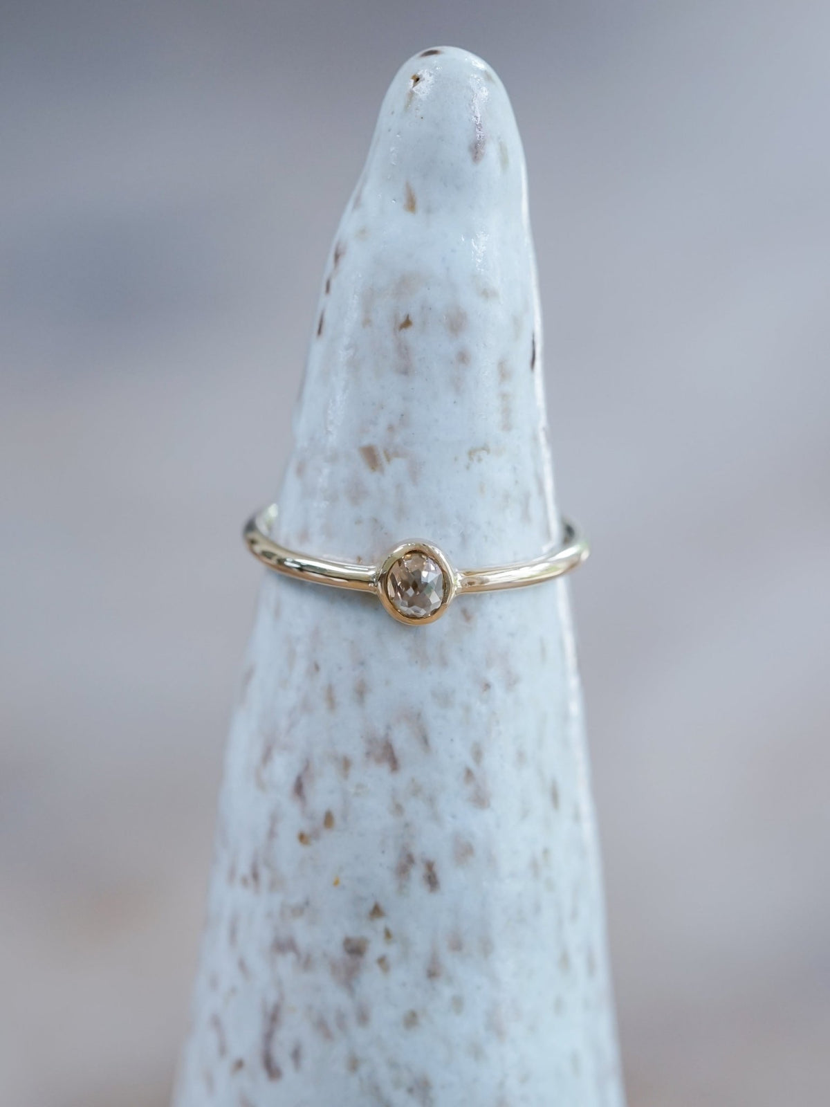 Canadian Champagne Diamond Ring in Ethical Gold - Gardens of the Sun | Ethical Jewelry