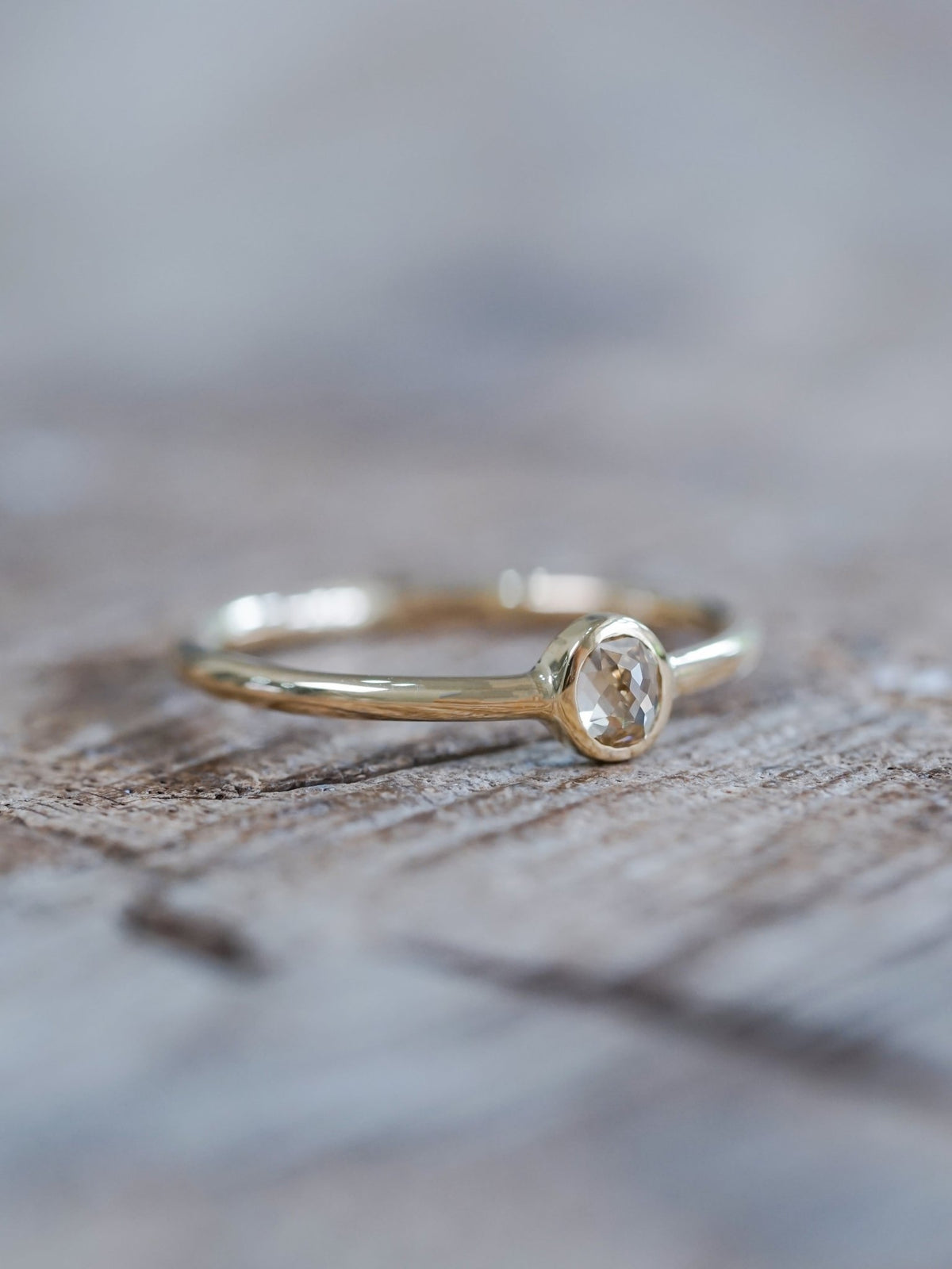 Canadian Champagne Diamond Ring in Ethical Gold - Gardens of the Sun | Ethical Jewelry