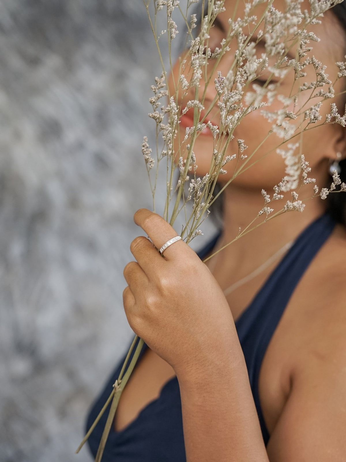 Center Patterned Band - Gardens of the Sun | Ethical Jewelry