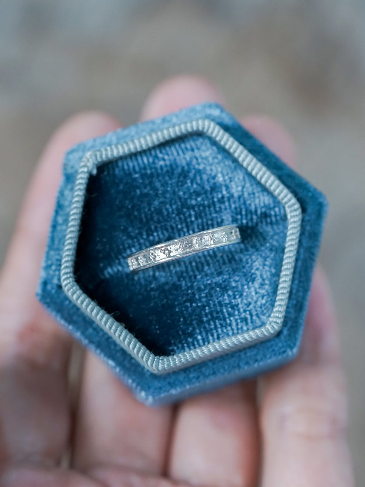 Center Patterned Band - Gardens of the Sun | Ethical Jewelry