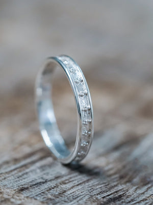 Center Patterned Band - Gardens of the Sun | Ethical Jewelry