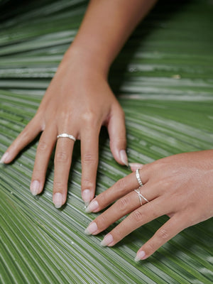 Center Patterned Band - Gardens of the Sun | Ethical Jewelry