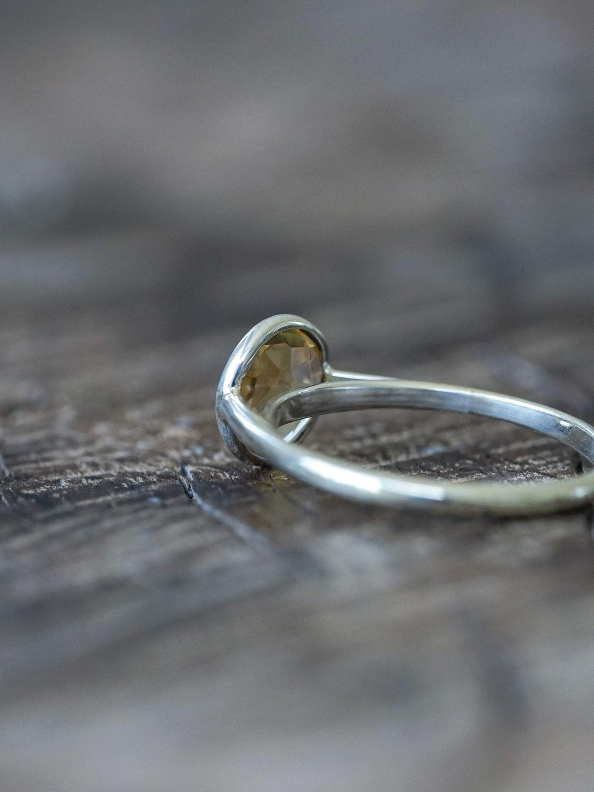 Checkered Citrine Ring - Gardens of the Sun | Ethical Jewelry