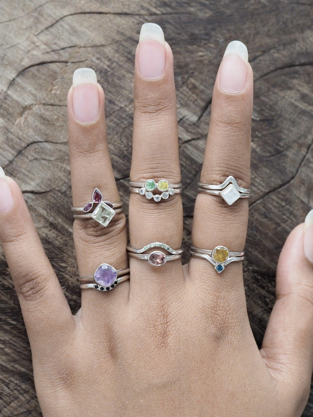 Checkered Citrine Ring - Gardens of the Sun | Ethical Jewelry