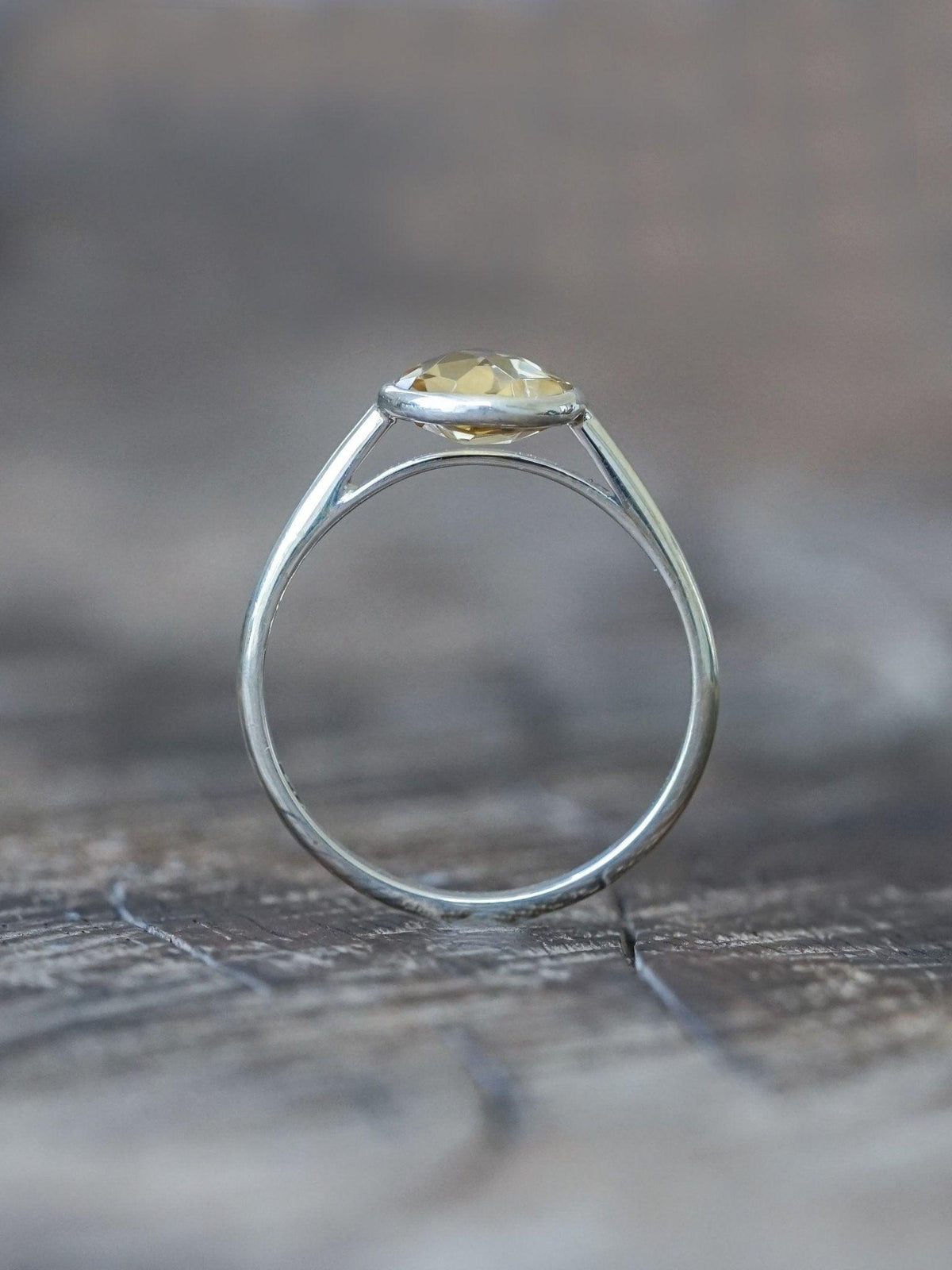 Checkered Citrine Ring - Gardens of the Sun | Ethical Jewelry