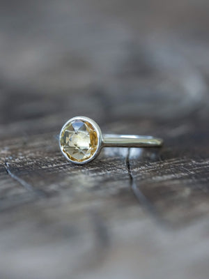 Checkered Citrine Ring - Gardens of the Sun | Ethical Jewelry