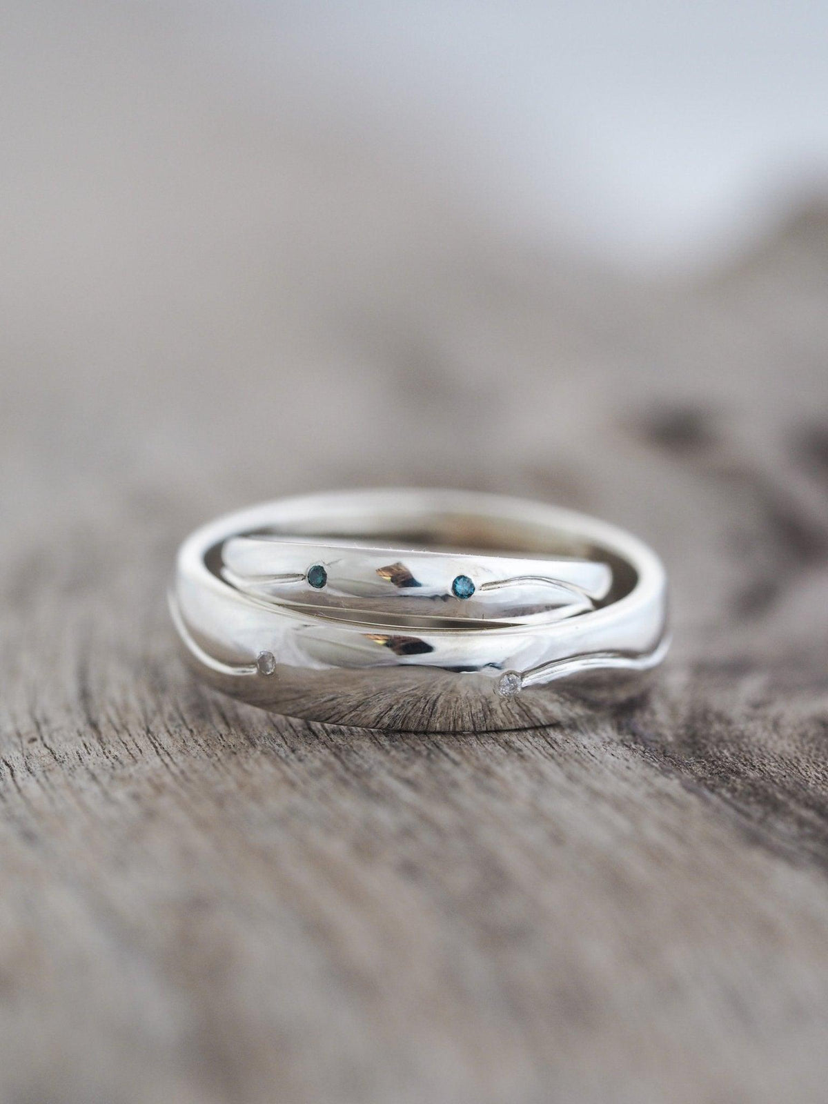 Connected Souls Wedding Band in Silver - Gardens of the Sun | Ethical Jewelry