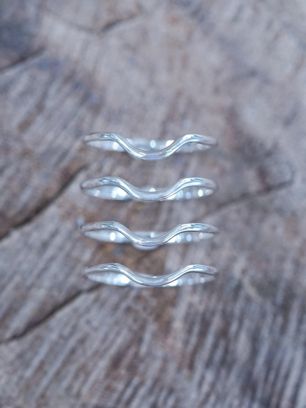 Curved Nesting Band - Gardens of the Sun | Ethical Jewelry